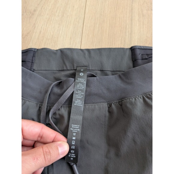 Lululemon Surge Hybrid Graphite Grey Pant Sz Medium Run EUC 29" Inseam - Picture 3 of 13